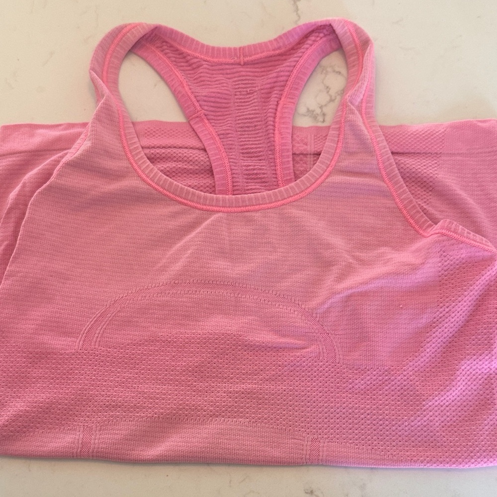 Lulu lemon Pink Racerback Sports Bra